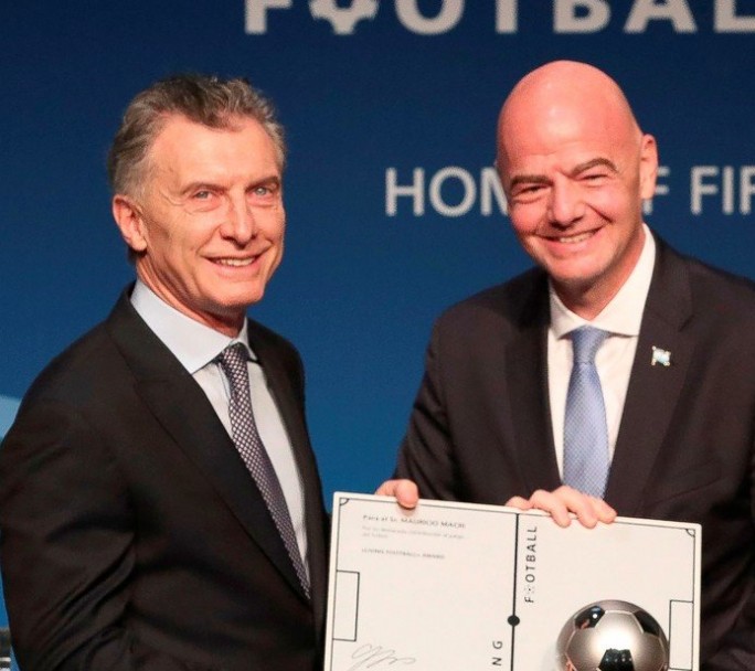 FIFA: Macri debutó como presidente de la Fundación