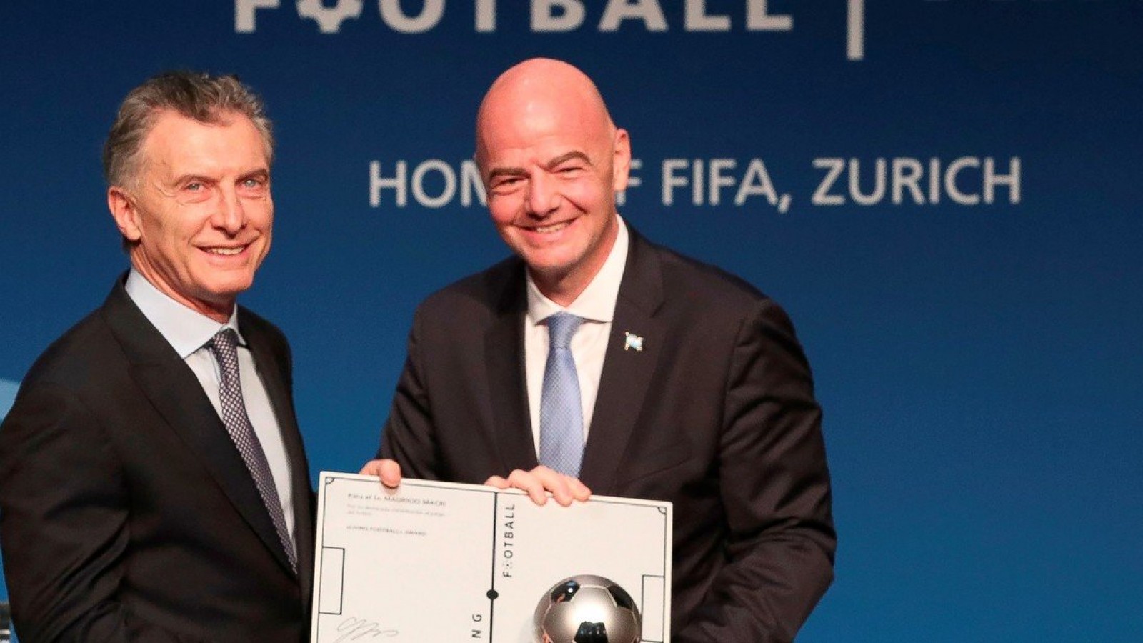 FIFA: Macri debutó como presidente de la Fundación