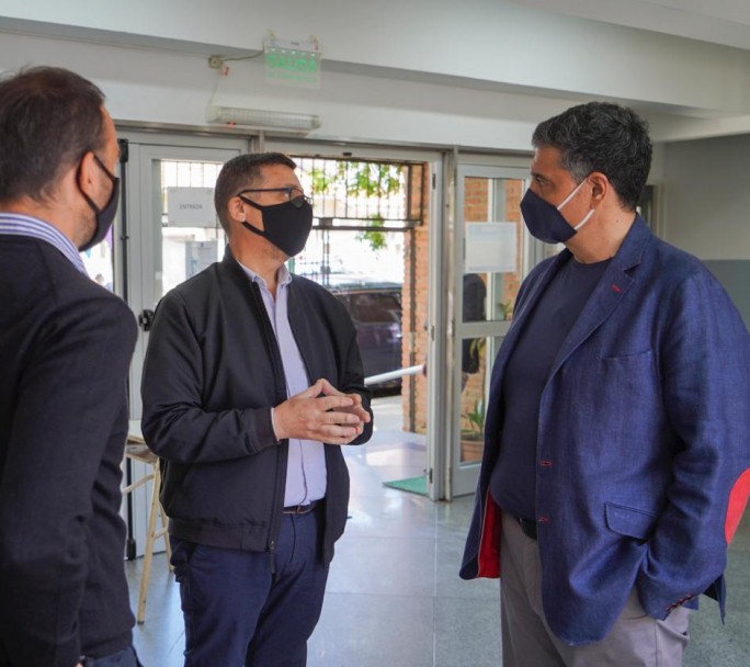 En Vicente López, los alumnos de la Escuela Municipal Paula Albarracín de Sarmiento volvieron a clases