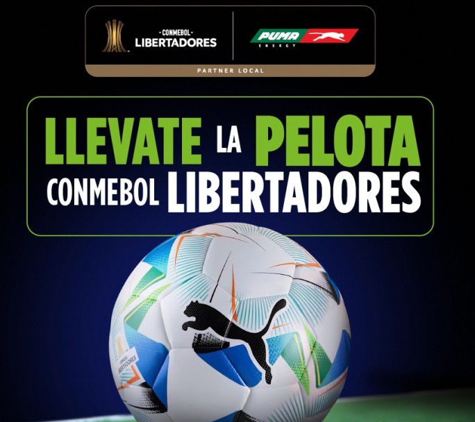 Sorteo de Puma Energy: cómo ganar la peloa oficial de la Copa Libertadores