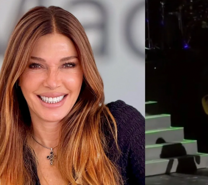El golpe que sufrió Catherine Fulop mientras actuaba en el show de Erreway