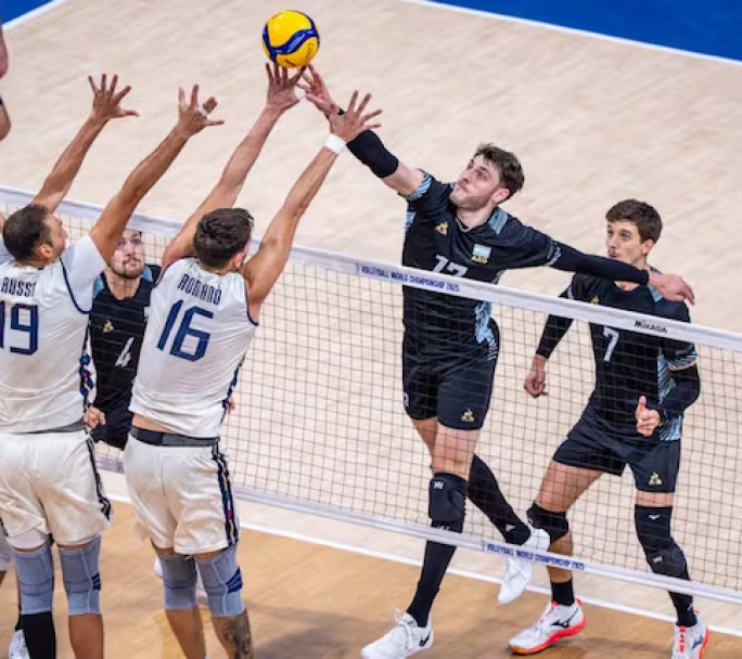 Argentina cayó ante Italia 3 a 0 y se despidió del Mundial de Vóley en Filipinas