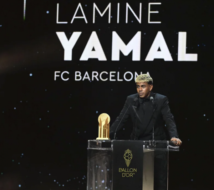 "Hay que escalar para llegar a la cima": el mensaje de Lamine Yamal tras la derrota en el Balón de Oro