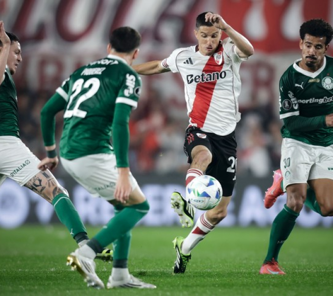 Se termino el sueño copero de River , perdio con Palmeiras en el global 5 a 2