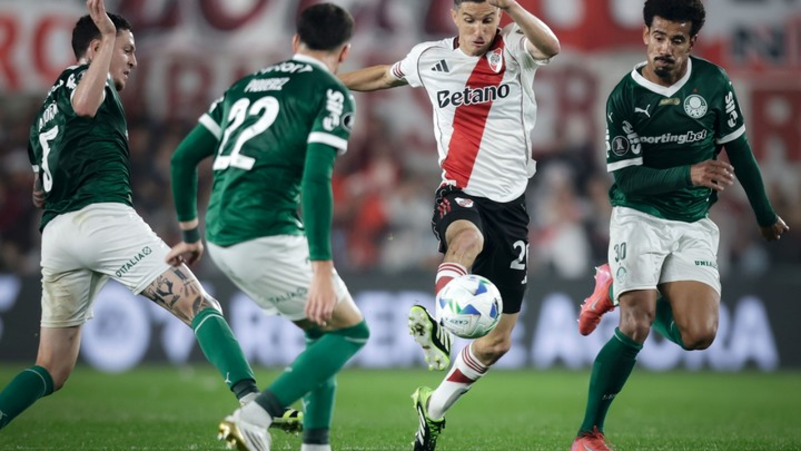 Se termino el sueño copero de River , perdio con Palmeiras en el global 5 a 2
