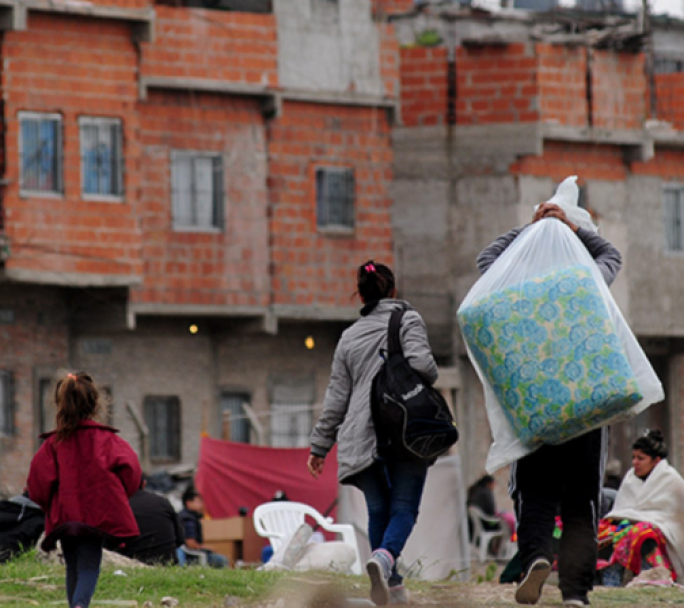 Se conocio el indice de la pobreza en el primer semestre,31 , 6 % , el mas bajo en 7 años