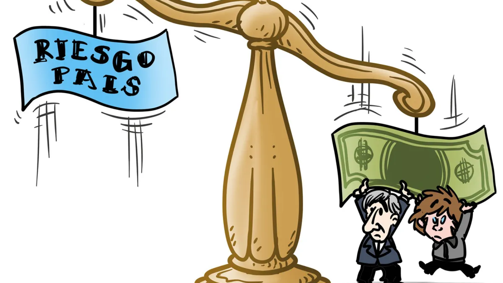 Después de las elecciones se desploma el riesgo País y baja a 708 puntos