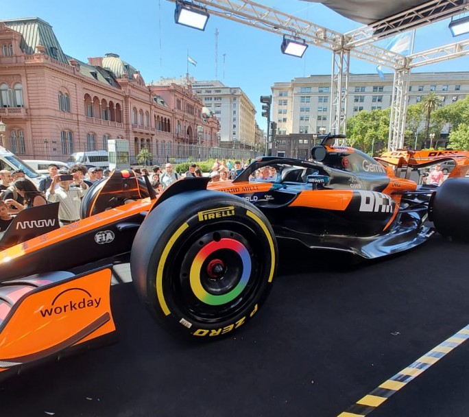 F1: dónde ver el McLaren campeón de Lando Norris en Buenos Aires