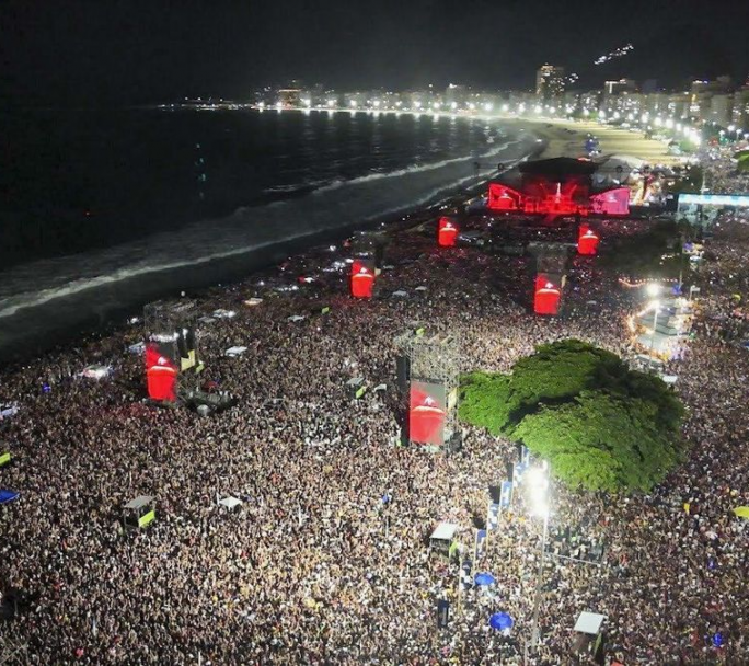 Río de Janeiro ya baraja artistas para shows gratuitos en 2026