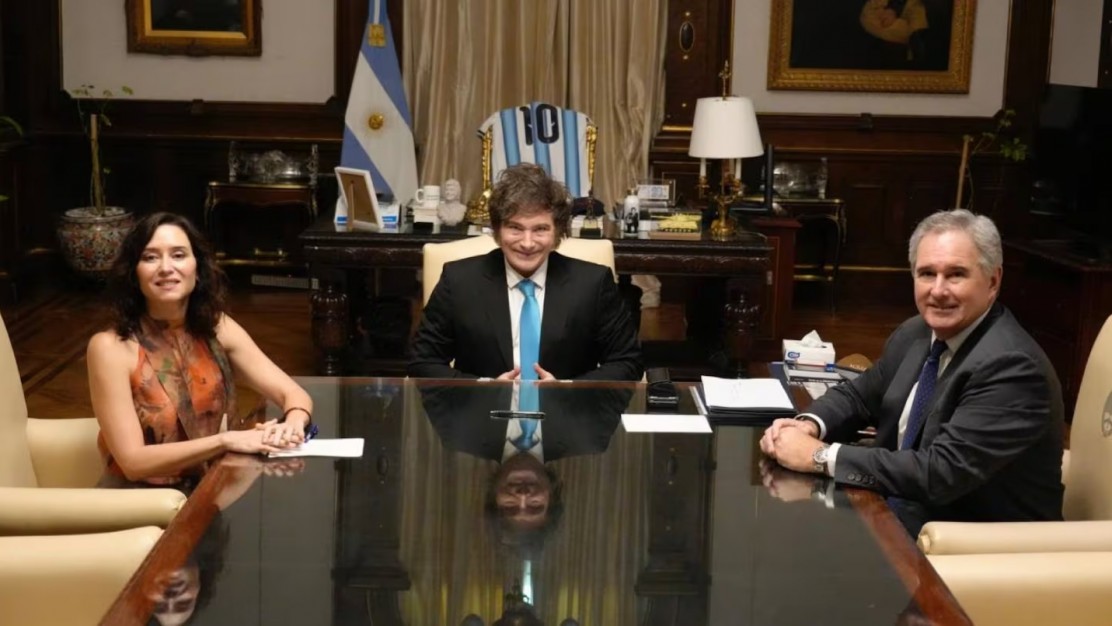 Cumbre en la Rosada: Milei y Ayuso sellan su alianza con la mira en la "Venezuela Libre"