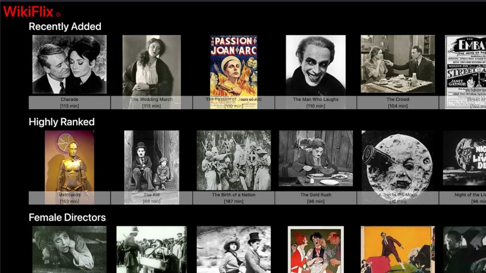 WikiFlix: la plataforma gratuita de cine clásico con más de 4.000 títulos