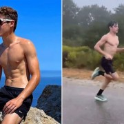 Colapinto se prepara con todo para la F1: lució un gran cambio físico corriendo bajo la lluvia