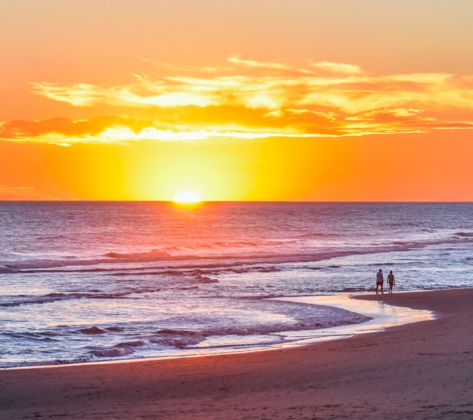 Monte Hermoso, la única playa de Buenos Aires donde el sol sale y se pone sobre el mar