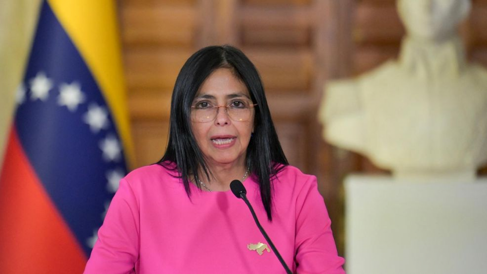 Delcy Rodríguez pidió a Trump que levante el bloqueo y las sanciones contra Venezuela