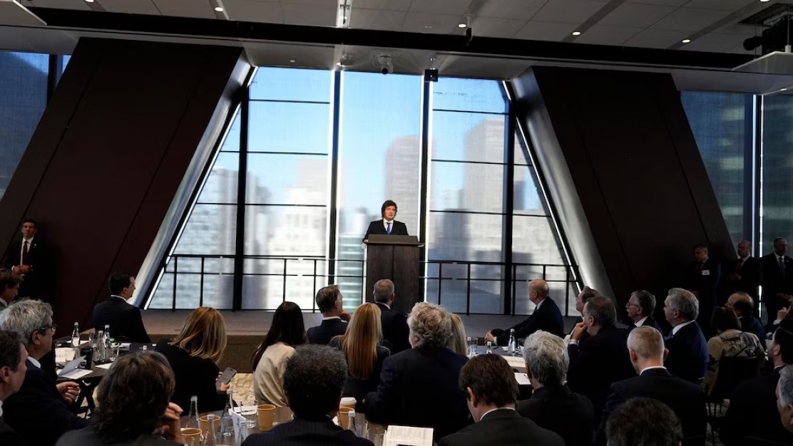 Milei en Nueva York: "Los que defienden la industria nacional son unos chorros"