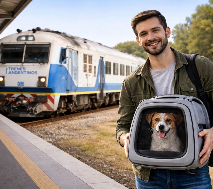 Ya se puede viajar con mascotas en el tren Buenos Aires - Mar del Plata: requisitos y precios