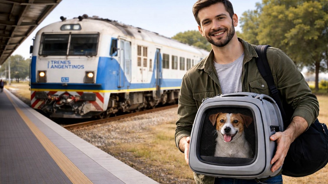Ya se puede viajar con mascotas en el tren Buenos Aires - Mar del Plata: requisitos y precios