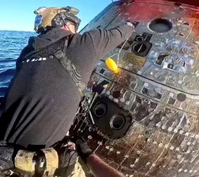 "Cuatro verdes": el emotivo reencuentro que marcó el éxito final de Artemis II