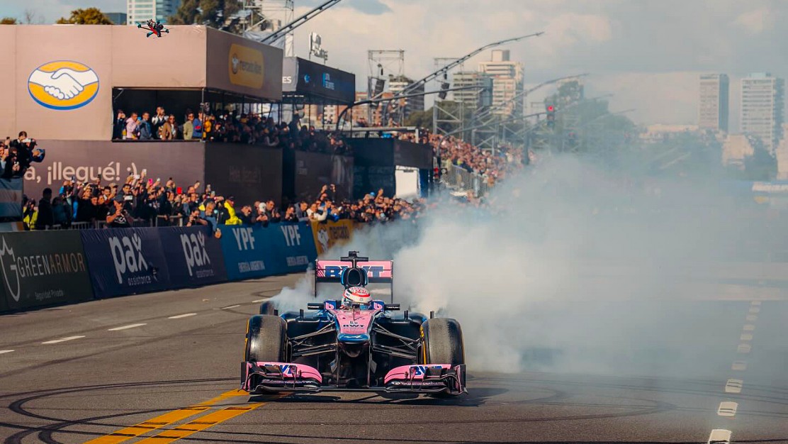 Franco Colapinto se lució en Buenos Aires ante 600 mil personas