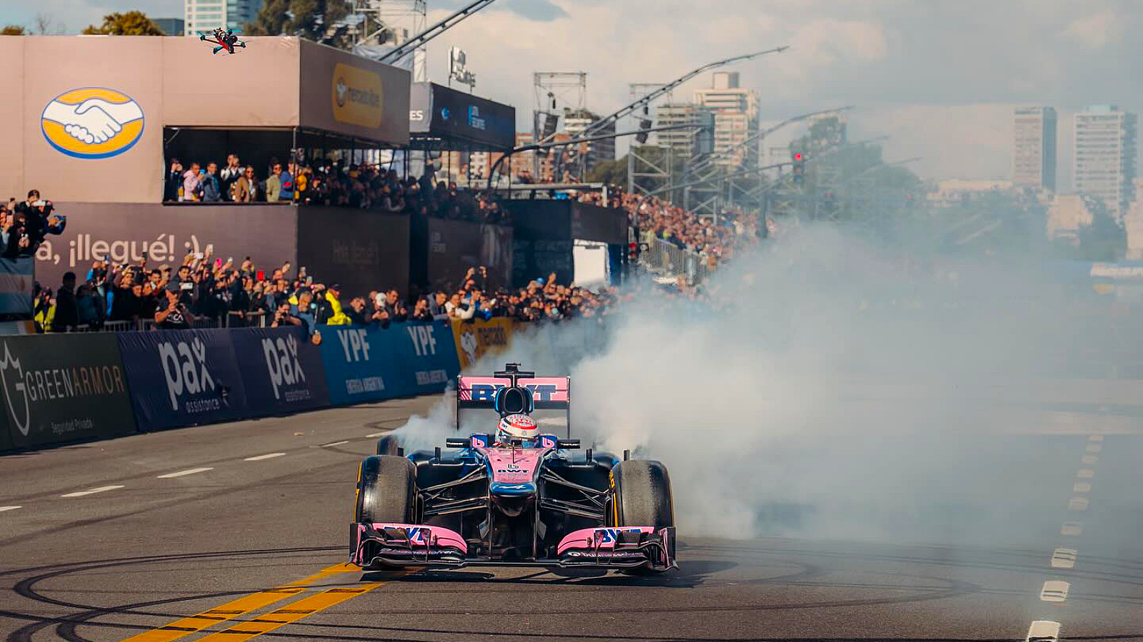Franco Colapinto se lució en Buenos Aires ante 600 mil personas