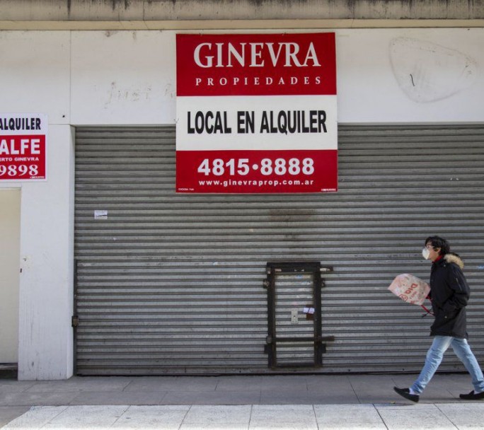 Hay un promedio de nueve locales comerciales vacíos por cuadra en todo país