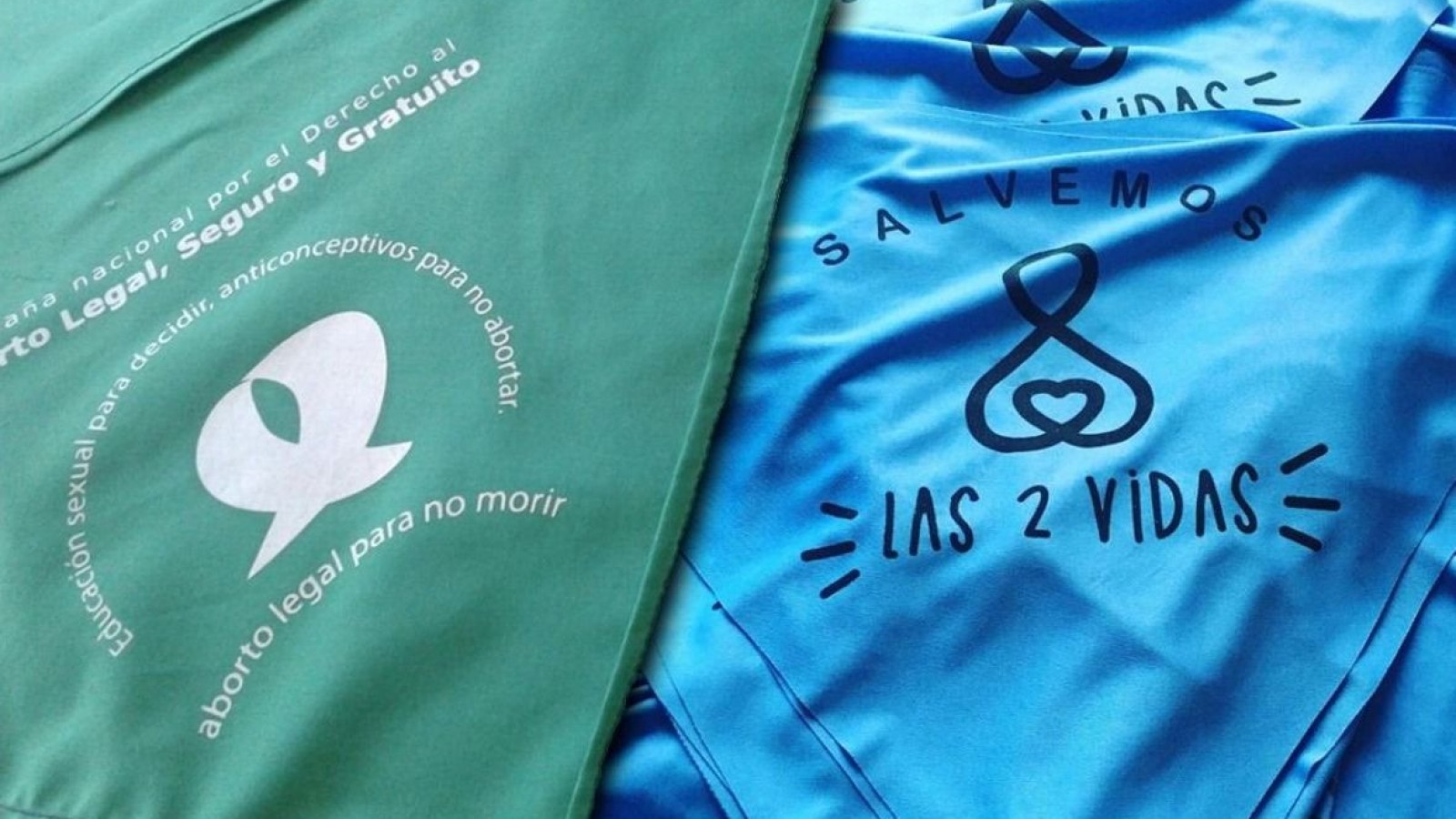 Con una vigilia de "verdes" y "celestes", el Senado define hoy la legalización del aborto