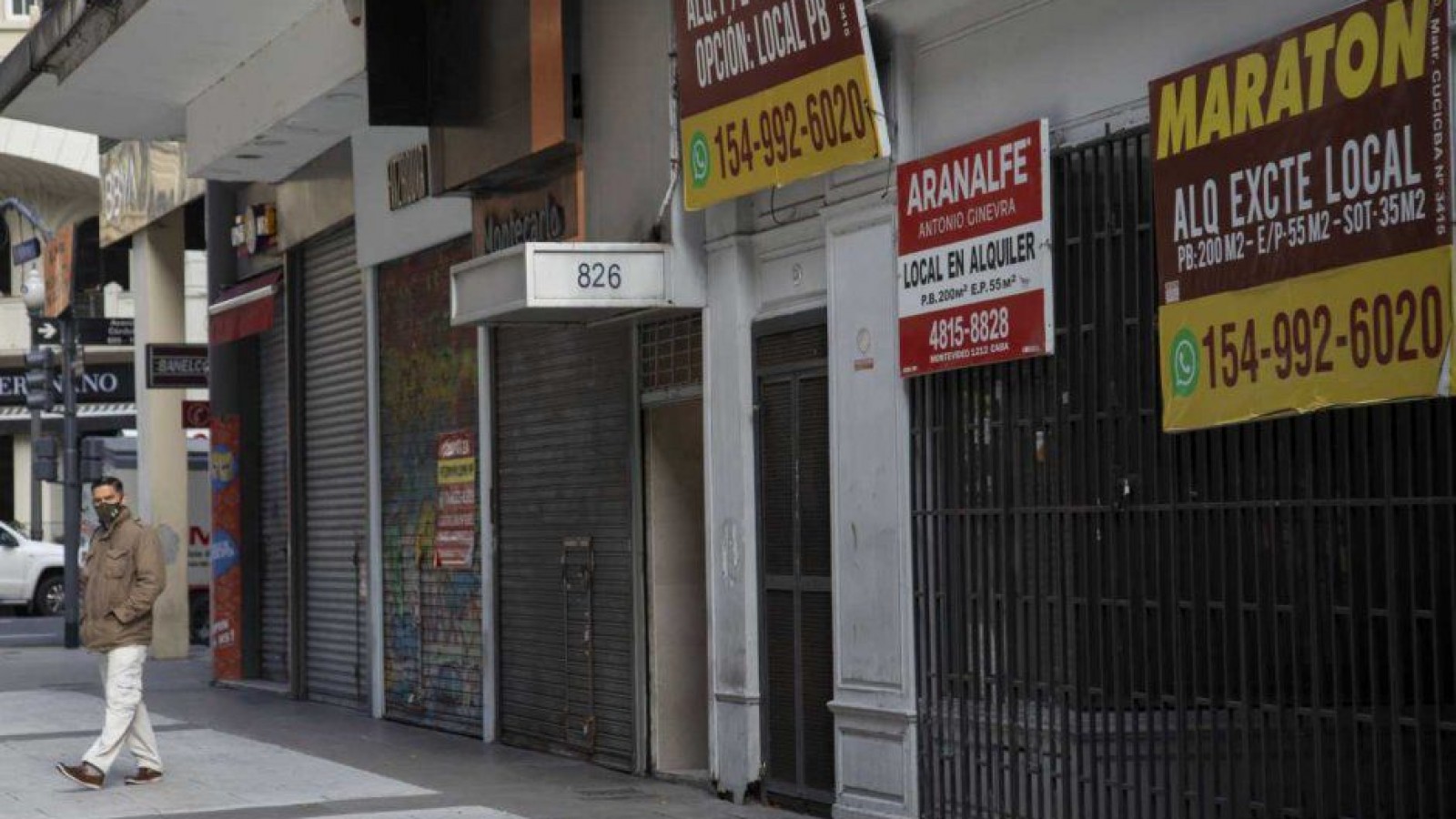 Creció la cantidad de locales en alquiler y venta en la Ciudad