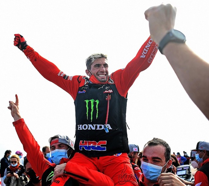 Kevin Benavides y Manuel Andújar se consagraron campeones del Rally Dakar