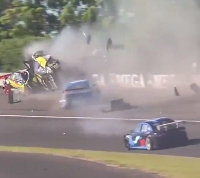 El Dipy provocó un accidente que pudo haber terminado en tragedia