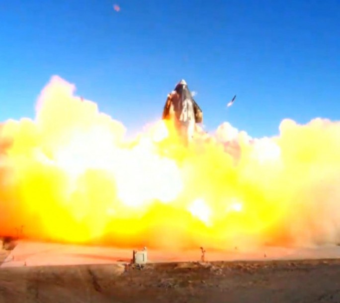 Nuevo aterrizaje fallido de un prototipo de cohete de la empresa de Elon Musk