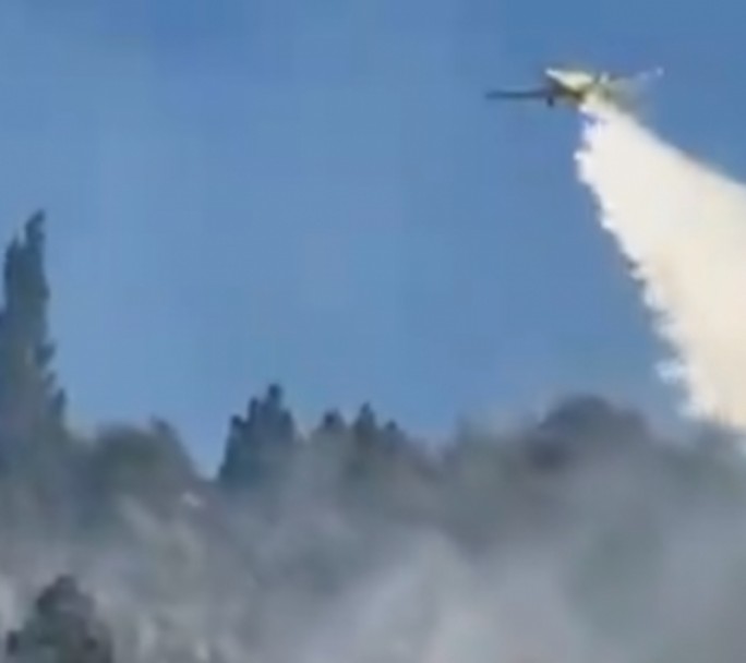 Incendio forestal en San Martín de los Andes, mientras se agrava la situación en El Bolsón