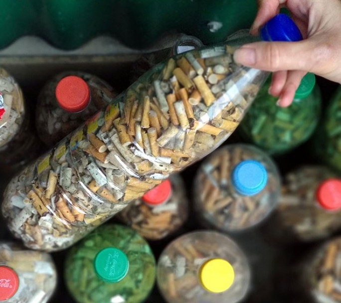 Ambientalistas recolectaron 500 mil colillas de cigarrillos de las calles de Ushuaia