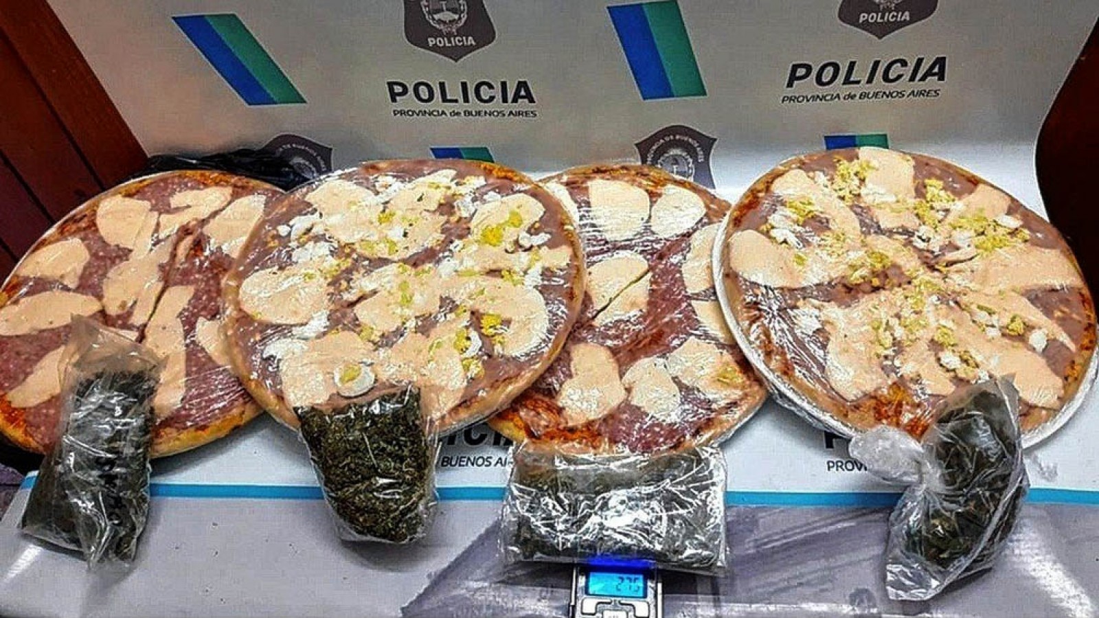 Quisieron ingresar a una cárcel marihuana oculta en unas pizzas
