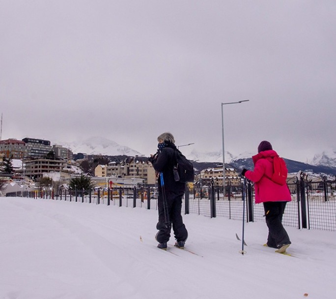 Ushuaia se convirtió en una gran pista de esquí