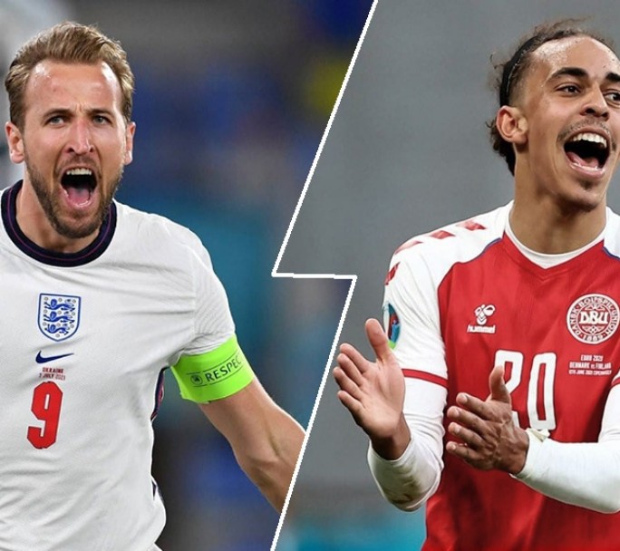 Inglaterra y Dinamarca definen en Wembley al segundo finalista