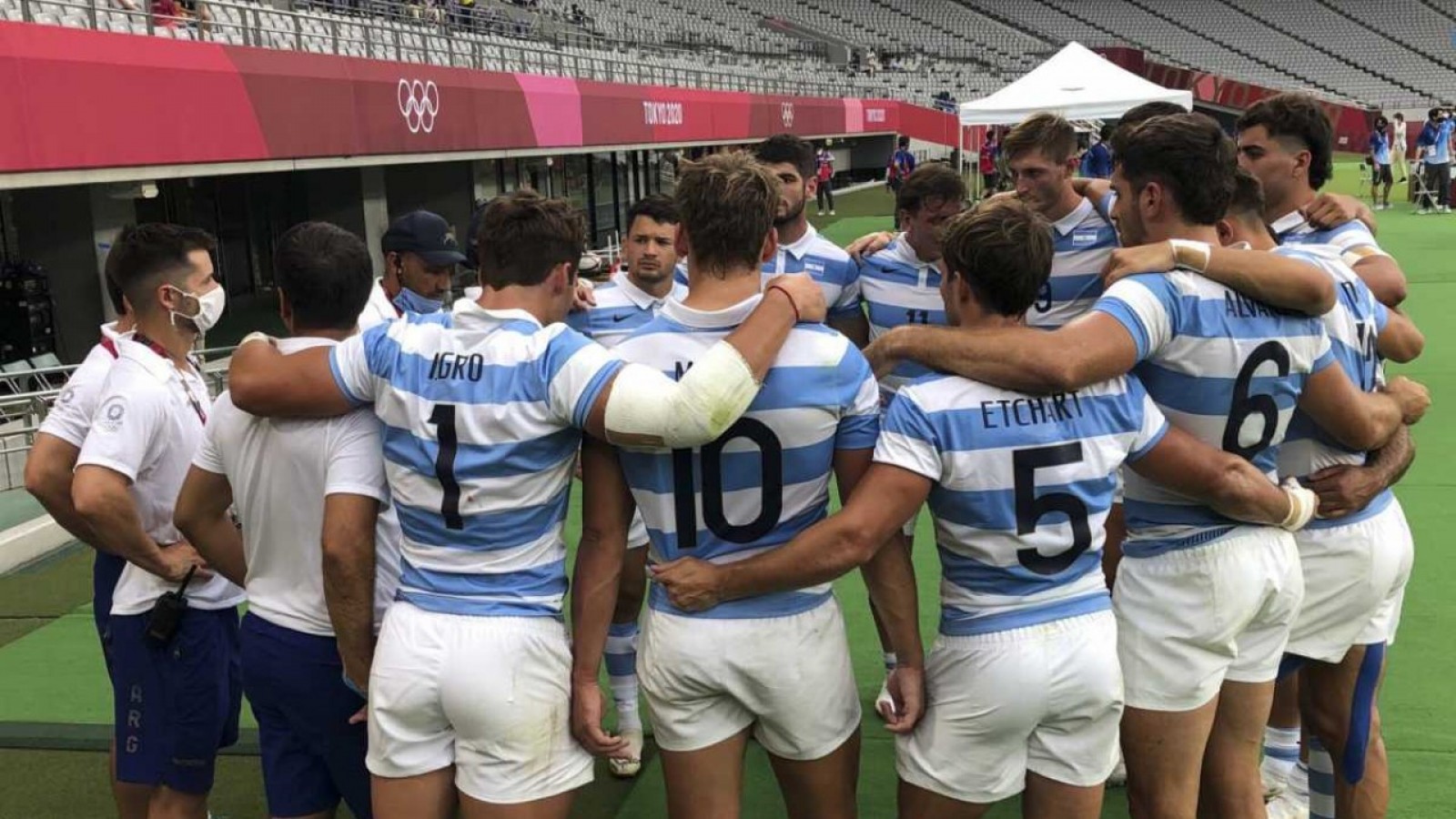 Los Pumas lograron vencer a Sudáfrica y están en las semifinales