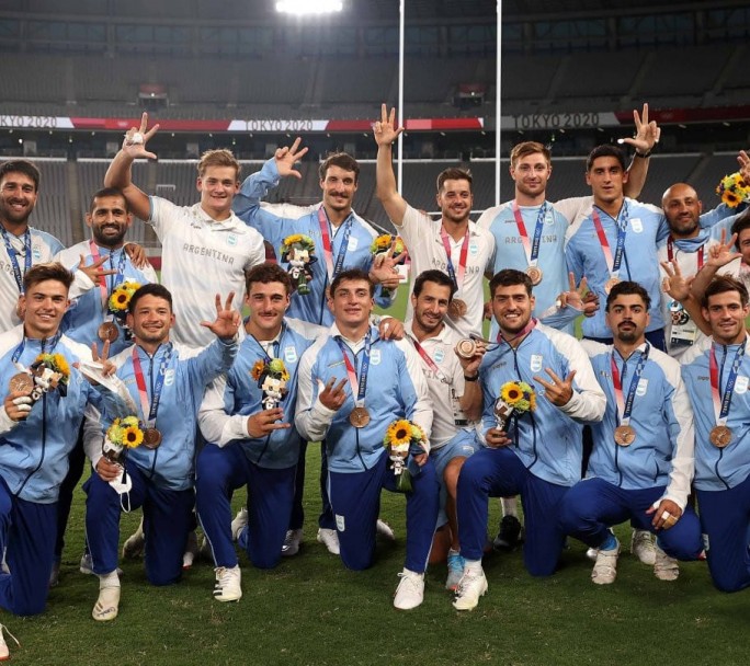 ¡Primera medalla argentina! Los Pumas ganaron el bronce en el rugby seven