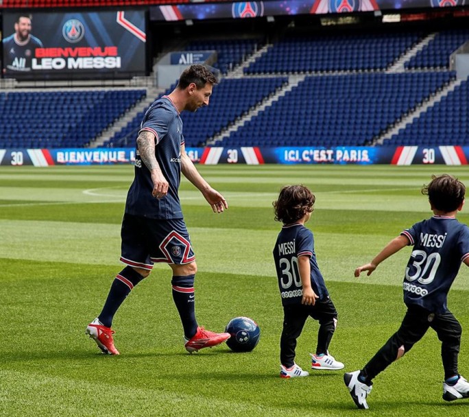 El primer entrenamiento de Lionel Messi en el PSG
