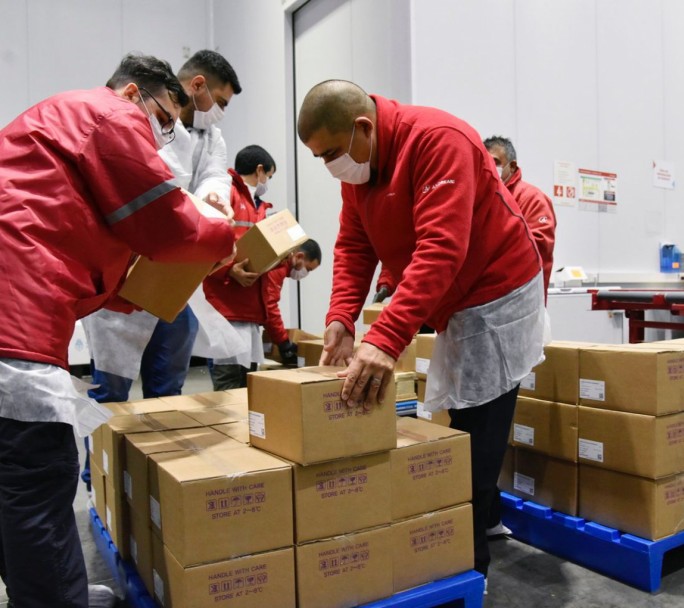 Sigue la distribución a todo el país del componente 2 producido en Argentina