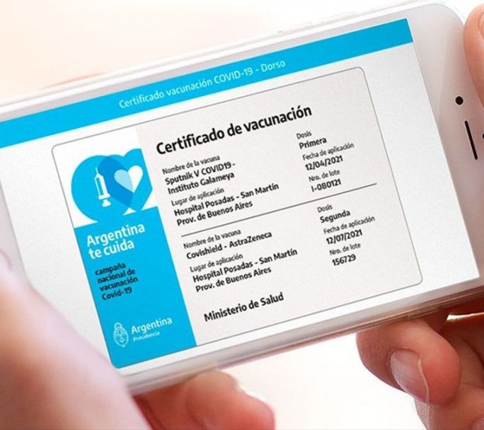 Ya no será necesario presentar el certificado de vacunación físico