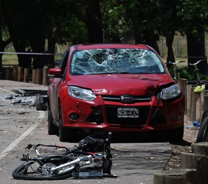 Positivo NarcoTest para el conductor que atropelló a los ciclistas en Palermo