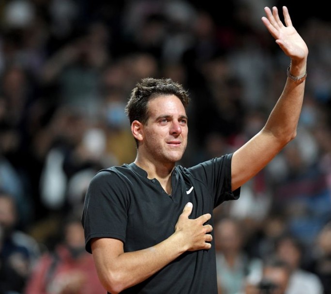 Del Potro se despidió entre lágrimas y emoción