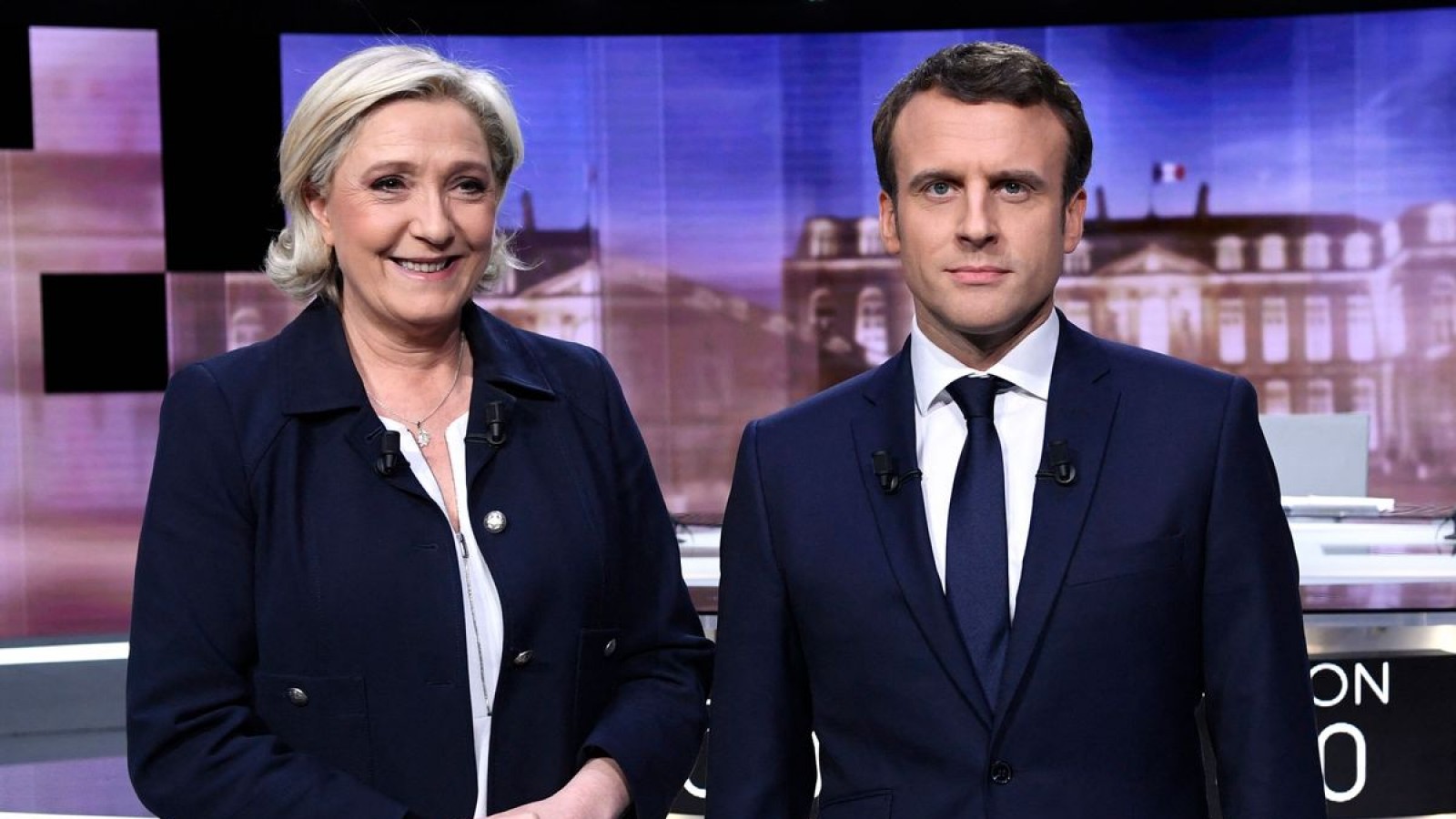 A días de las elecciones en Francia, Macron y Le Pen protagonizaron un fuerte debate
