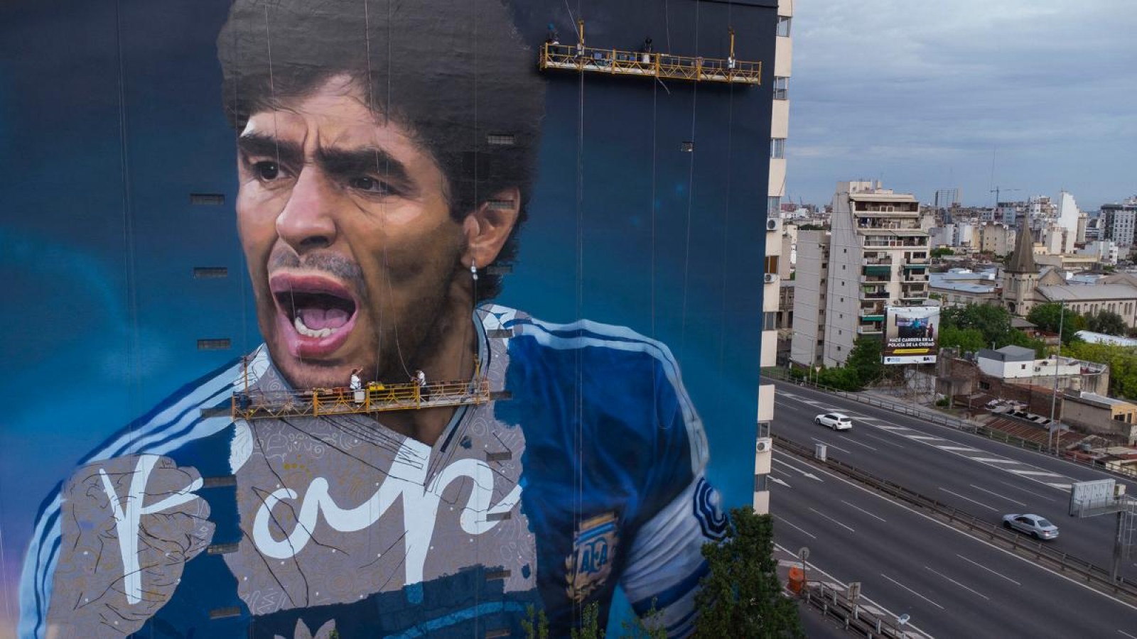 En constitución se realizará el mural más grande del mundo y será de Diego Maradona