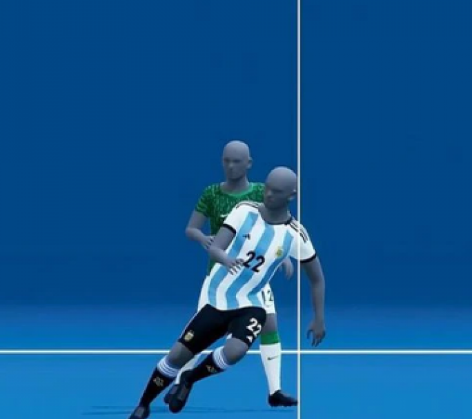 Anularon 3 goles a la Selección Argentina por Offside