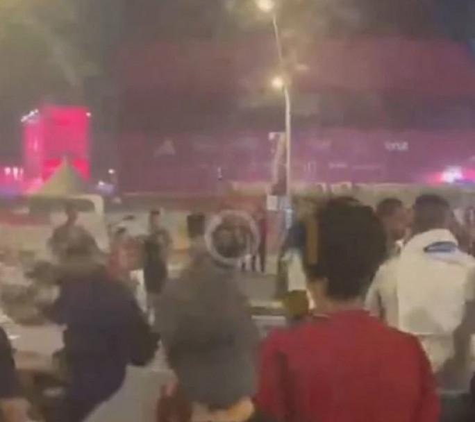 Incidentes entre hinchas argentinos y mexicanos en Doha