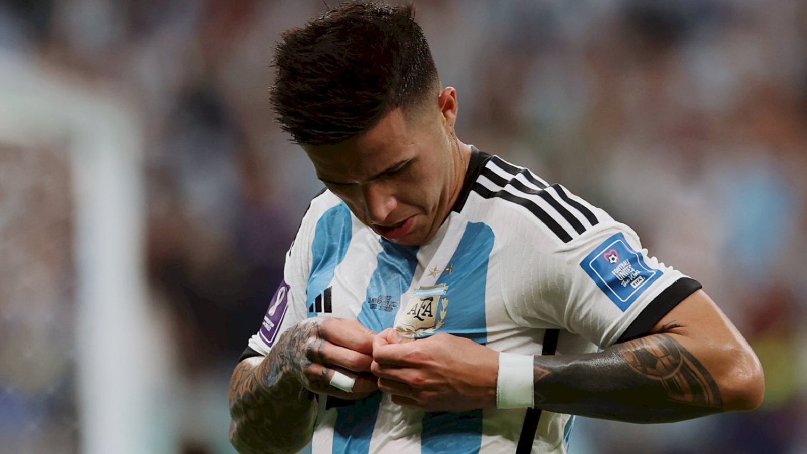 Enzo Fernández: "Hoy se me cumplió un sueño, hacer un gol en un Mundial"