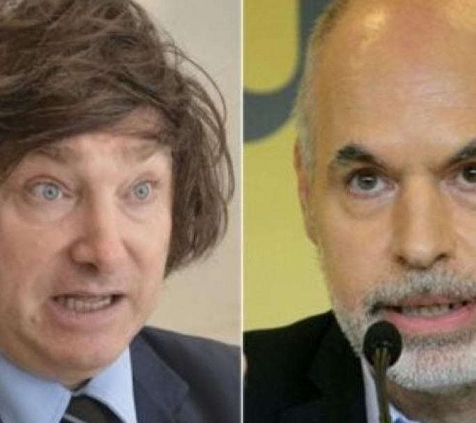 Milei contra Larreta: "Te manda a ensuciar por distintos canales"