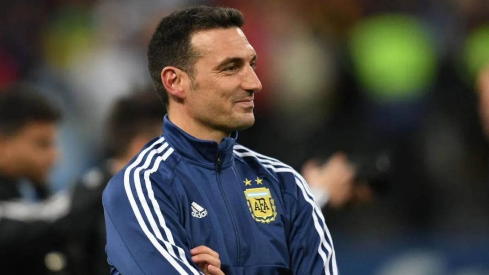 Scaloni se mostró satisfecho por el triunfo de la Selección