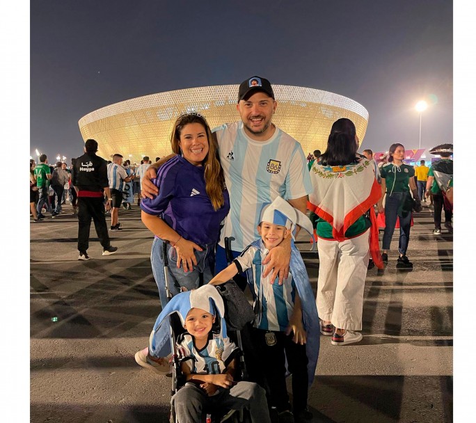 Brancatelli y su familia chocaron en Qatar
